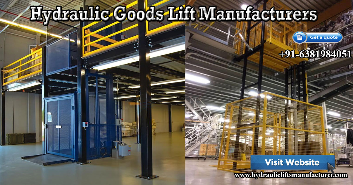 Hydraulic Goods Lift ManufacturersCoimbatorePalaniSivakasi